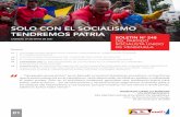 SOLO CON EL SOCIALISMO TENDREMOS PATRIA