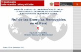 Rol de las Energías Renovables en el Perú