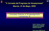 Vacunas frente a N meningitidis serogrupo B