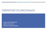Dermatosis ocupacionales - AsoColDerma