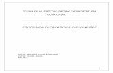 CONFUSIÓN PATRIMONIAL INESCINDIBLE - Repositorio de la ...