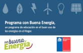 Programa con Buena Energía - MIENERGIA.cl