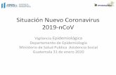 Situación Nuevo Coronavirus 2019-nCoV