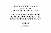 ESTATUTOS DE LA ASOCIACION “COMISIÓN DE LIBERTADES E ...