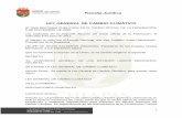 Fiscalía Jurídica LEY GENERAL DE CAMBIO CLIMÁTICO