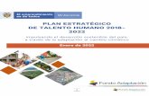 PLAN ESTRATÉGICO DE TALENTO HUMANO 2018- 2022
