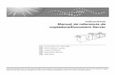 Instrucciones Manual de referencia de copiadora/Document ...
