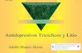 Antidepresivos Tricíclicos y Litio