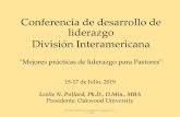 Conferencia de desarrollo de liderazgo División Interamericana