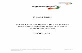 PLAN 2021 EXPLOTACIONES DE GANADO VACUNO …