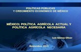 POLÍTICAS PÚBLICAS Y CRECIMIENTO ECONÓMICO DE MÉXICO