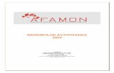 MEMORIA DE ACTIVIDADES 2019 - AFAMON