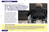 Intervenciones en discapacidad envejecimiento y dependencia