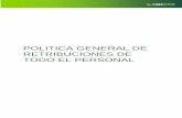 POLITICA GENERAL DE RETRIBUCIONES DE TODO EL PERSONAL