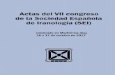 Actas del VII congreso de la Sociedad Española de ...