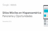 Panorama y Oportunidades Sitios Móviles en Hispanoamérica