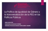 Políticas de Igualdad de Género - Jalisco