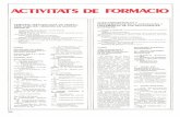 ACTIVITATS DE FORMACIO - informaciopsicologica.info