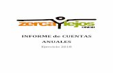 INFORME de CUENTAS ANUALES - Zerca y Lejos