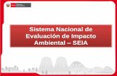 Sistema Nacional de Evaluación de Impacto Ambiental SEIA