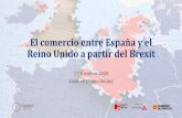 El comercio entre España y el Reino Unido a partir del Brexit