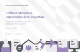 Políticas educativas implementadas en Argentina