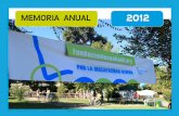 MEMORIA ANUAL 2012 - Fundación Lukas