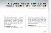Leyes restrictivas al desarrollo de Internet