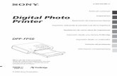 Digital Photo Preparativos Printer - Sony UK