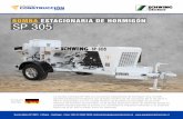 BOMBA ESTACIONARIA DE HORMIGÓN SP 305