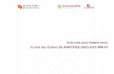 CLAVE DEL CURSO 25-ANPCFEE-2021-EXT-MN-07