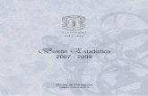 Boletín Estadístico 2007 - 2009