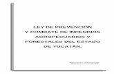 LEY DE PREVENCIÓN Y COMBATE DE INCENDIOS …