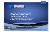 Informe de Anual de Actividades - UPD
