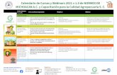 Calendario de Cursos y Webinars 2021 v 1.0 de NORMEX DE ...