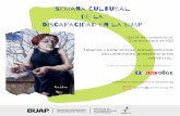 Discapacidad en la BUAP de la Semana Cultural