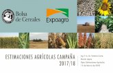 ESTIMACIONES AGRÍCOLAS CAMPAÑA 2017/18