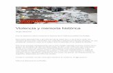 Violencia y memoria histórica - pueblacontralacorrupcion.org