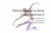 Metodología de la Danza Contemporánea III
