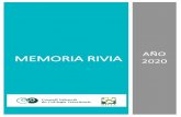 AÑO MEMORIA RIVIA 2020
