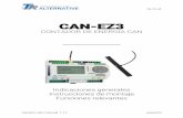Manual CAN-EZ3 Indicaciones generales, Instrucciones de ...
