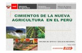 CIMIENTOS DE LA NUEVA AGRICULTURA EN EL PERÚ