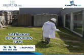 CATÁLOGO DE SERVICIOS 2019 - Control de Plagas