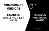 PROCEDIMIENTO COMISIONES LABORAL MEDICAS