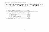 FRANQUICIA COMO MODELO DE EXPLOTACIÓN HOTELERA