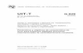 UIT-T Rec. G.828 (03/2000) Parámetros y objetivos de ...