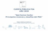 CUENTA PÚBLICA PDA AÑO 2020 - PPDA – Planes de ...