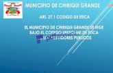 MUNICIPIO DE CHIRIQUI GRANDE