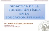 Dr. Antonio Baena Extremera Didáctica de la Educación ...