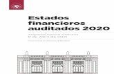 Estados financieros auditados 2020 - Il.lustre Col.legi de ...